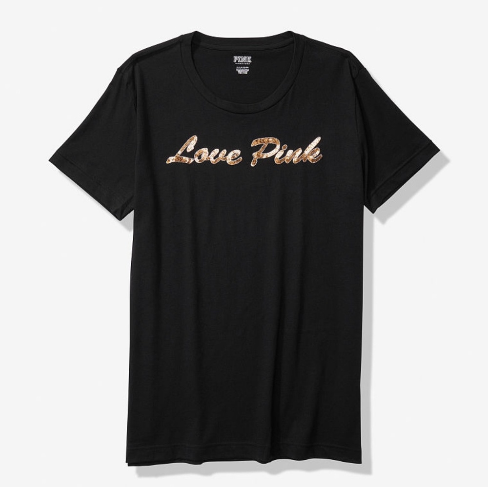 Victoria Secret Campus Bling Tee NWT